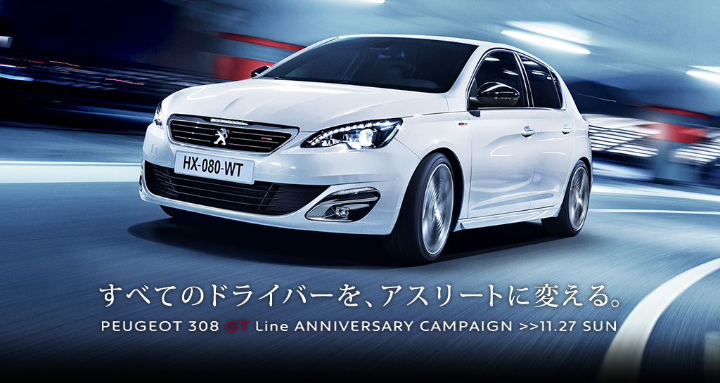 308GT-LINE ANNIVERSATY CAMPAIGN.