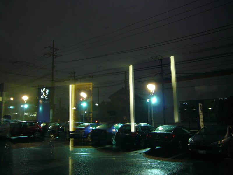 大雨で・・・