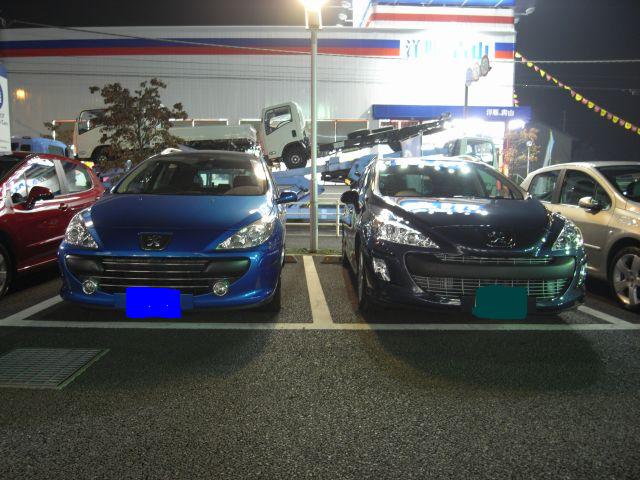 どちらもぃぃプジョー車です。