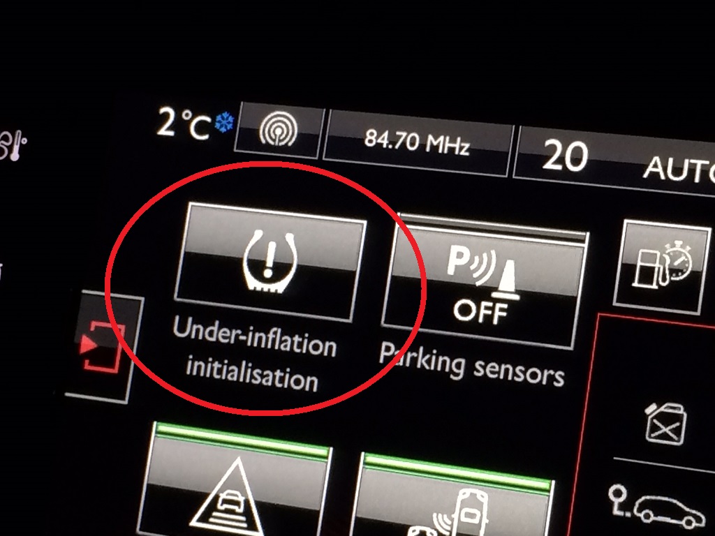 間接式タイヤ空気圧警告について