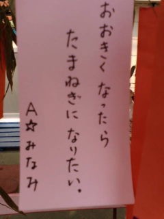 願い事はなんですか？