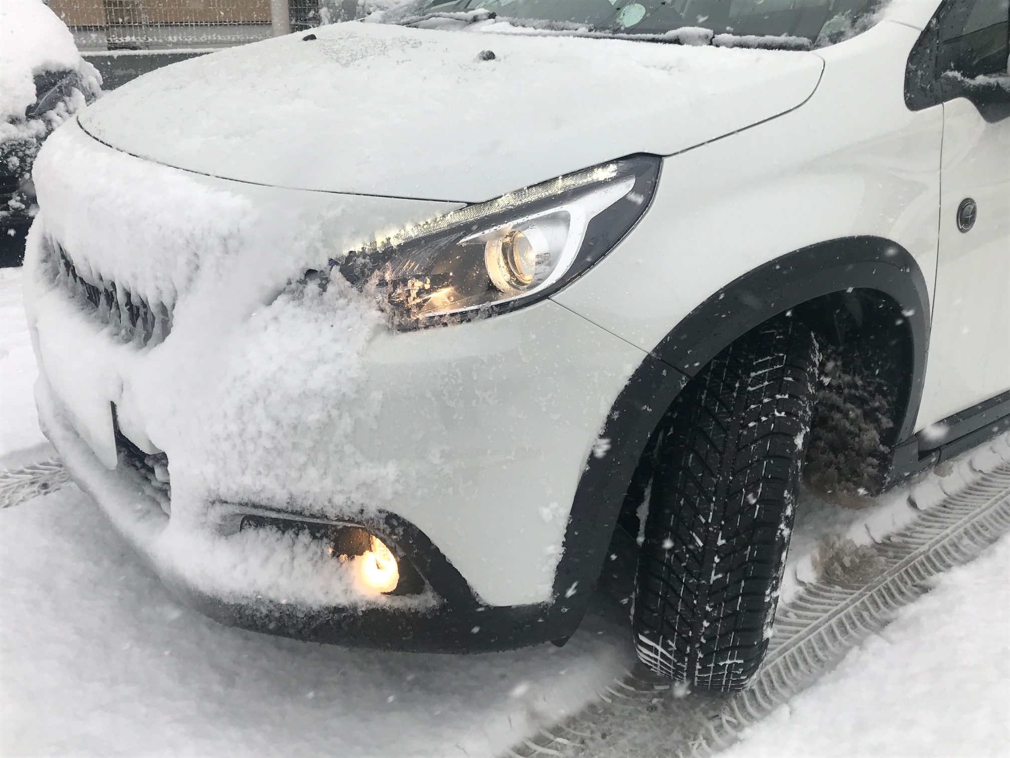 月曜日の大雪で試してみた！