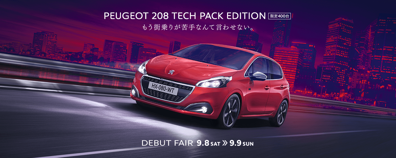 装備が充実した208