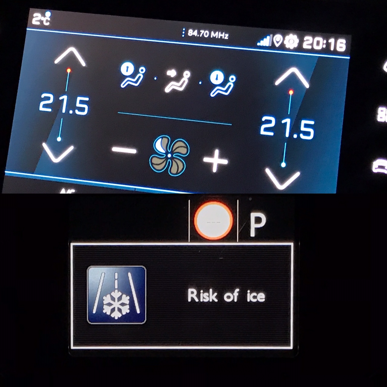 Risk of ice