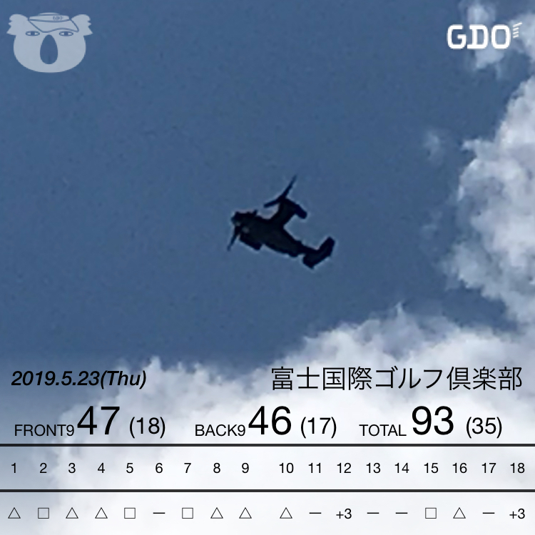 今年12回目のゴル活