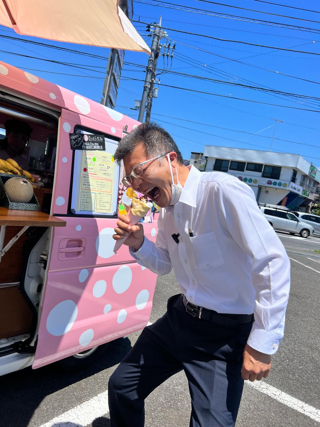 PEUGEOT湘南藤沢でクレープ食べよう